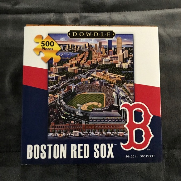 500 Piece Dowdle Boston Red Sox Puzzle in Beautiful Box 16x20 Stadium - Picture 1 of 2